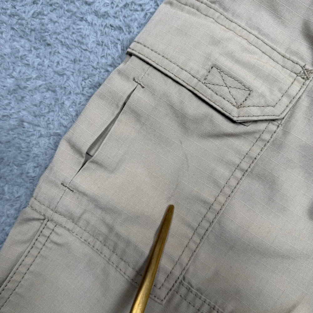 5.11 Tactical Series Mens Khaki Ripstop‎ Cargo Pants 34x32 Tan Outdoor Hiking